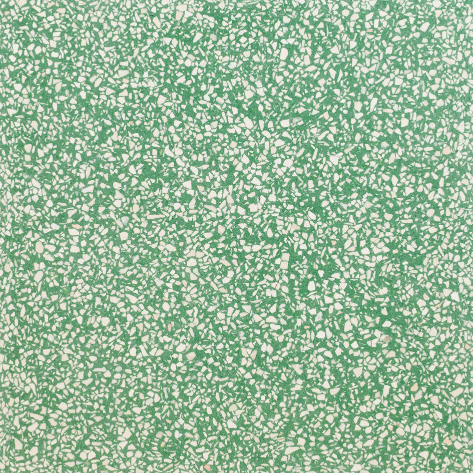 Terrazzo authentique vert kelly adouci - 107