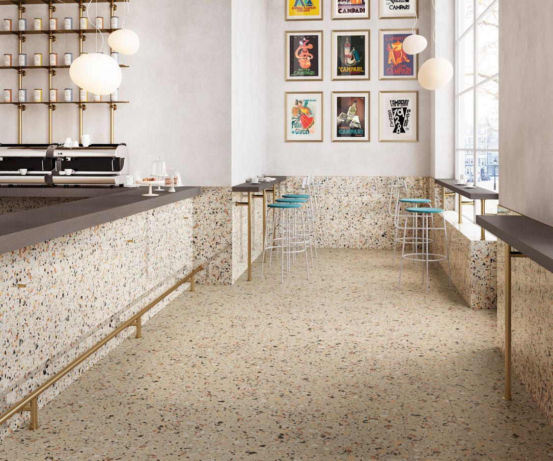 Carrelage Effet Terrazzo - Venice beige