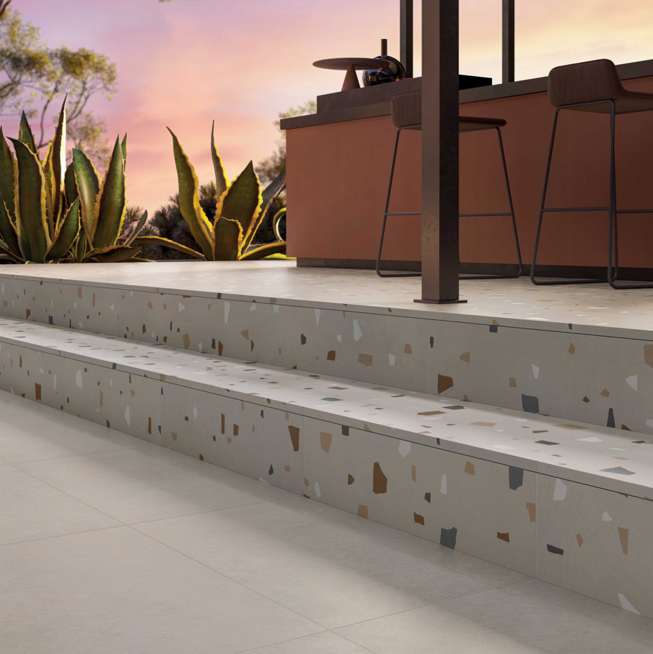 Carrelage Effet Terrazzo Moderne - Nuances tortora coccio