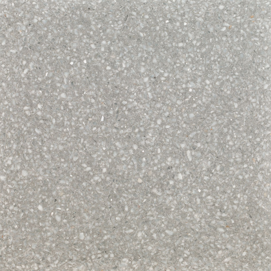 Terrazzo authentique gris perle adouci - 93