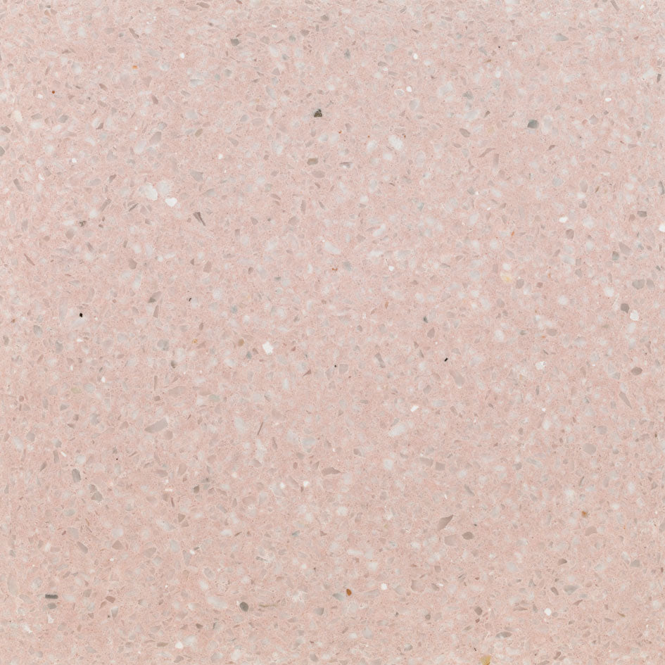 Terrazzo authentique rose poudré adouci - 95