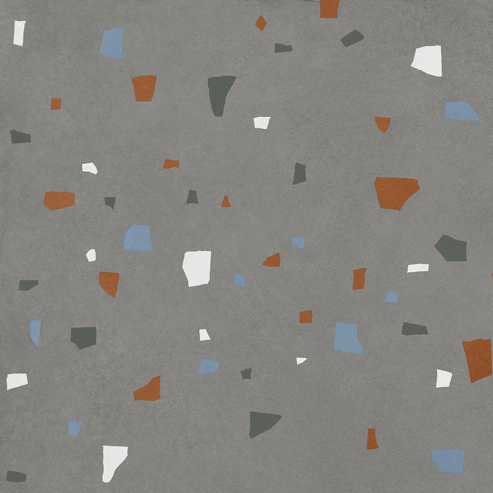 Carrelage Effet Terrazzo Moderne - Nuances antracite coccio