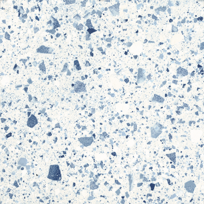 Carrelage Effet Terrazzo - Venice blue